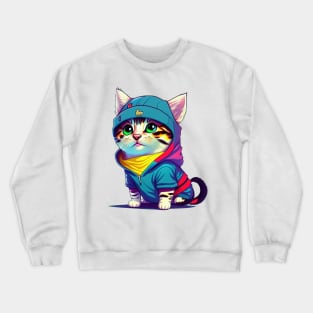 Cute kitten Crewneck Sweatshirt
